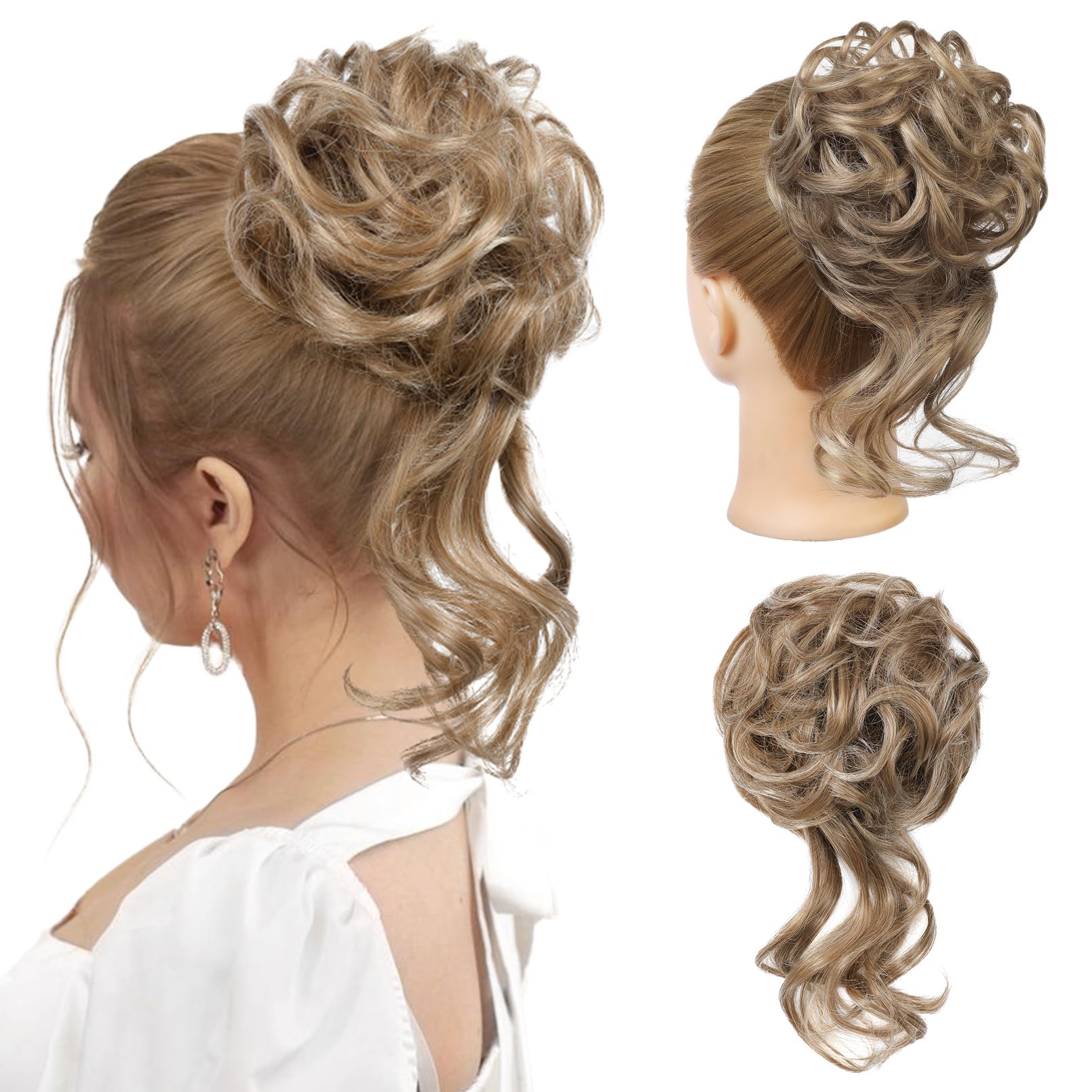 REECHO Messy Bun Hair Piece