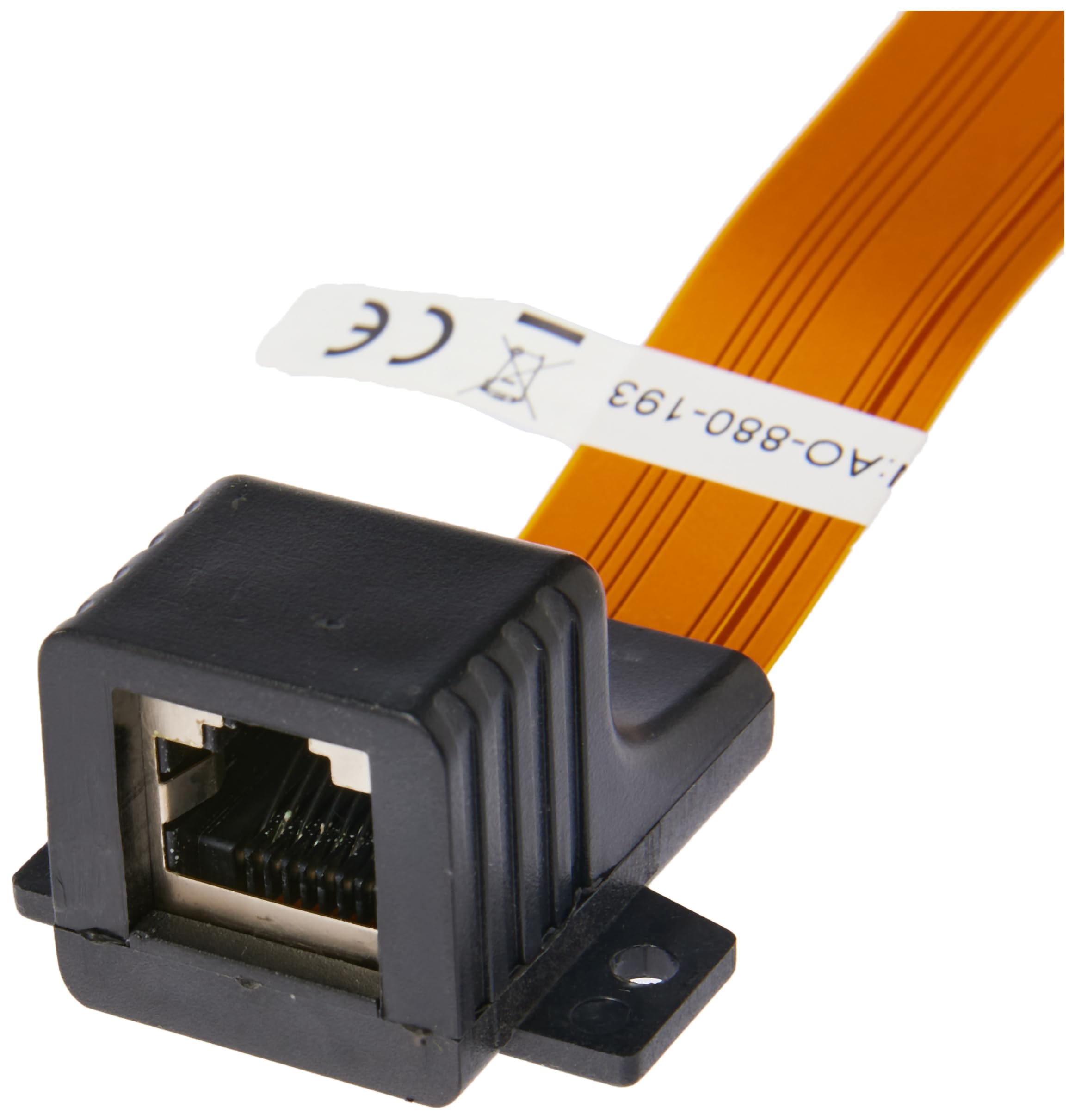 Goobay 71411 RJ45 przepust okienny Ultra-Slim do układania połączeń sieciowych między ramą okienną