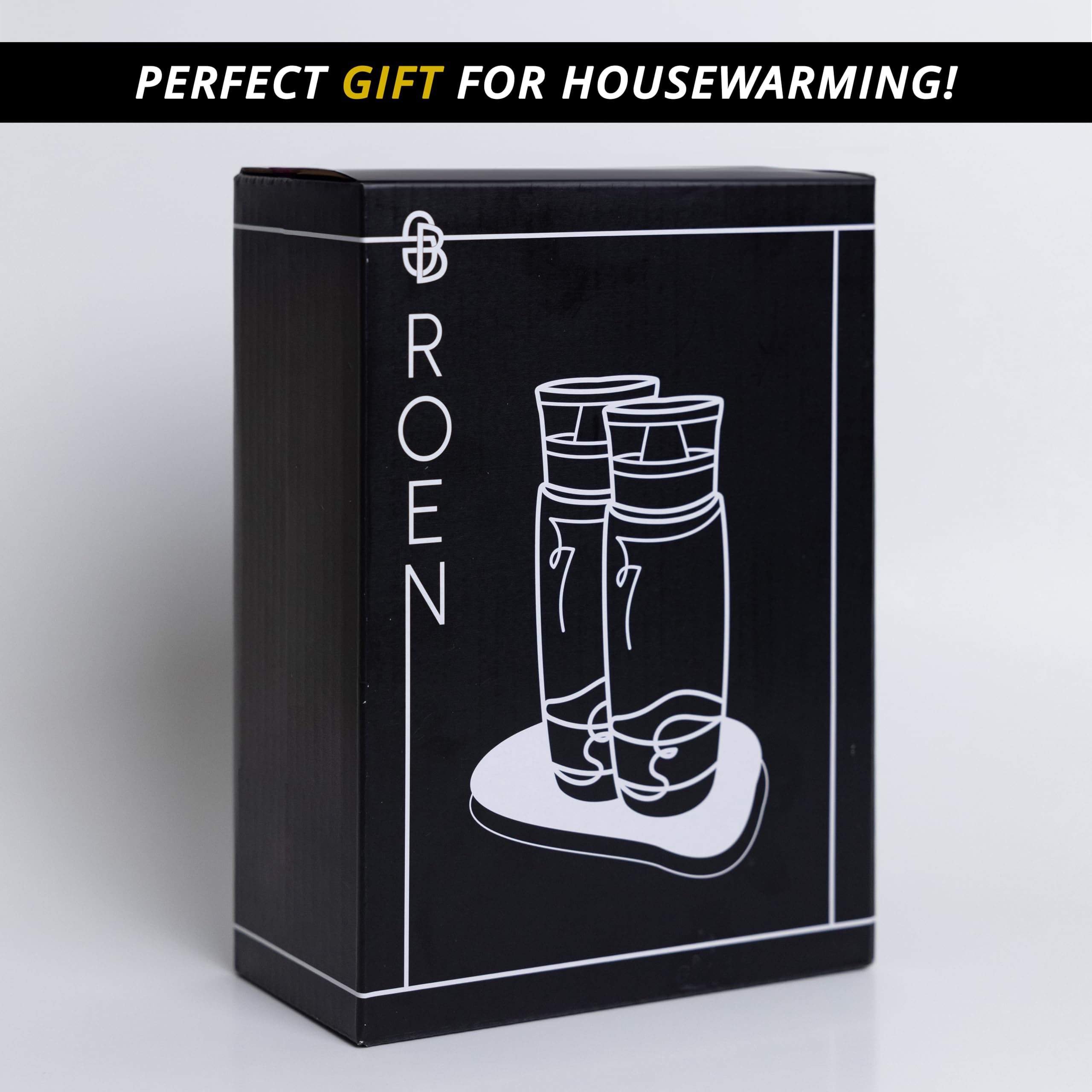 Shinbee Roen - Juego de 2 dispensadores de aceite de oliva y vinagre con calcomanías de etiquetado, botellas de vidrio de 300 ml para aceites de cocina, vinagre, jarabe y condimentos, botella
