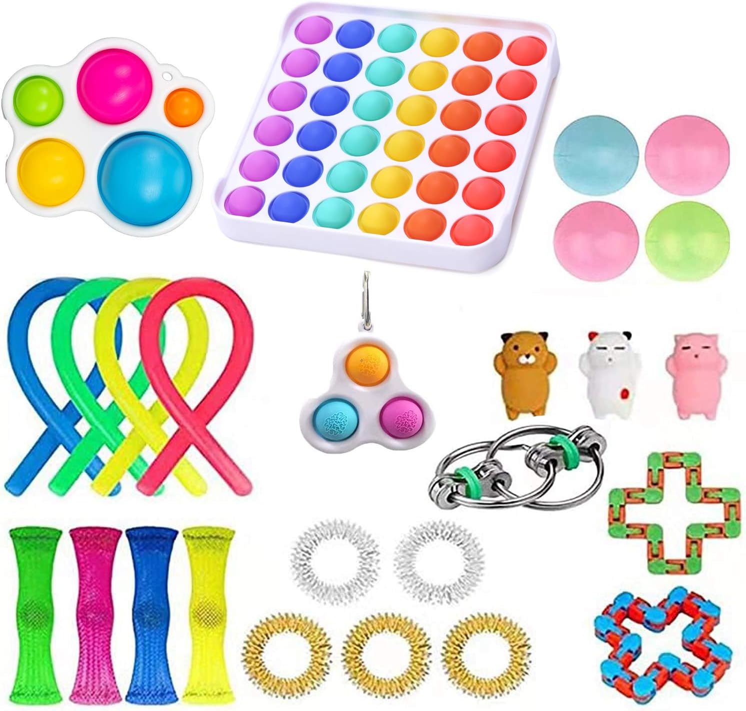 Fidget Toy Pack, Sensory Fidget Toys Set, Figetget Toys Pack Figit Toys