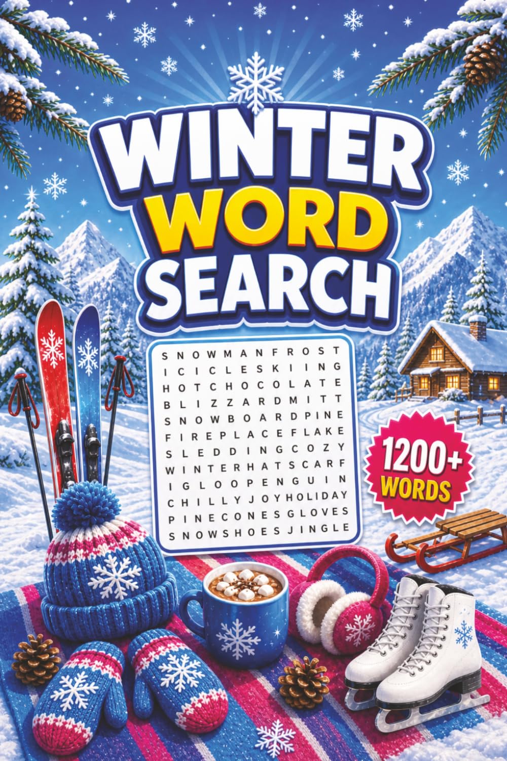 Winter Word Search: 85 Large Print Winter Themed Puzzles for Adults, Seniors, and Puzzle Lovers