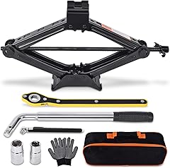 2-Ton Scissor Car Jack with Tire Kit