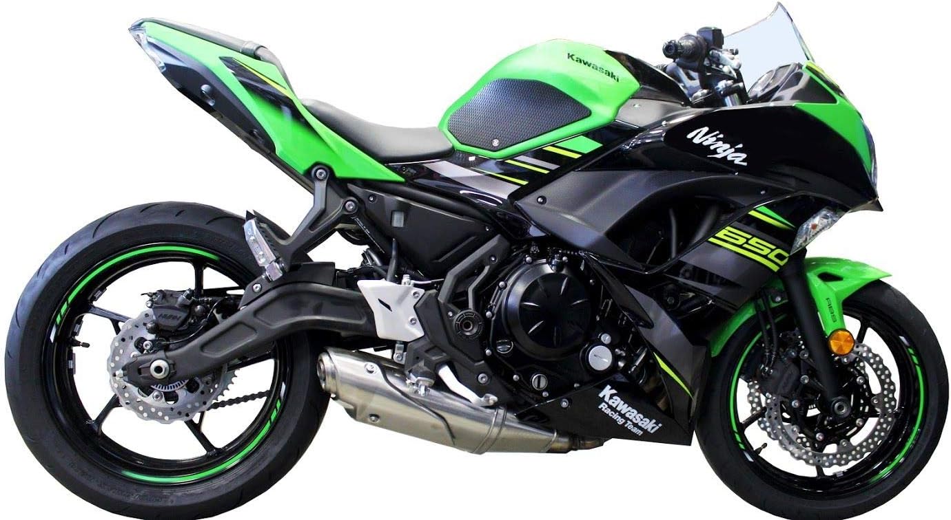 TechSpec Gripster Tank Grips - Compatible WIth KAWASAKI NINJA 650 (2017 – CURRENT) – 62-2531-SS – SnakeSkin