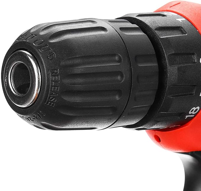 Taladro Atornillador Inalámbrico 16.8V 2 Velocidades 18+1 con Estuche miniatura 6