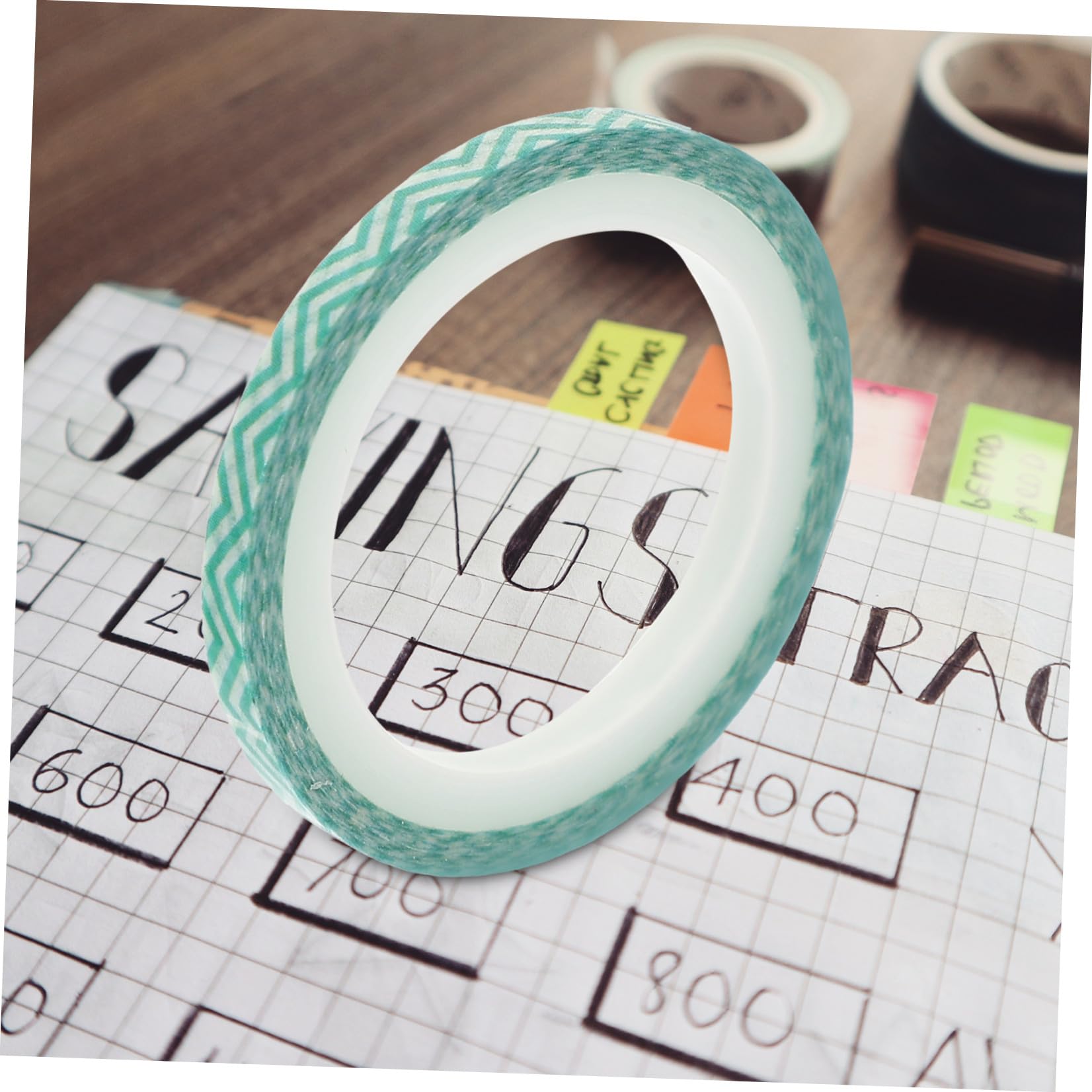 LALAFINA 144rollos Cinta Washi Decorativa Para Manualidades Tapes Adhesivas Multifuncionales Para Scrapbooking y Planificadores