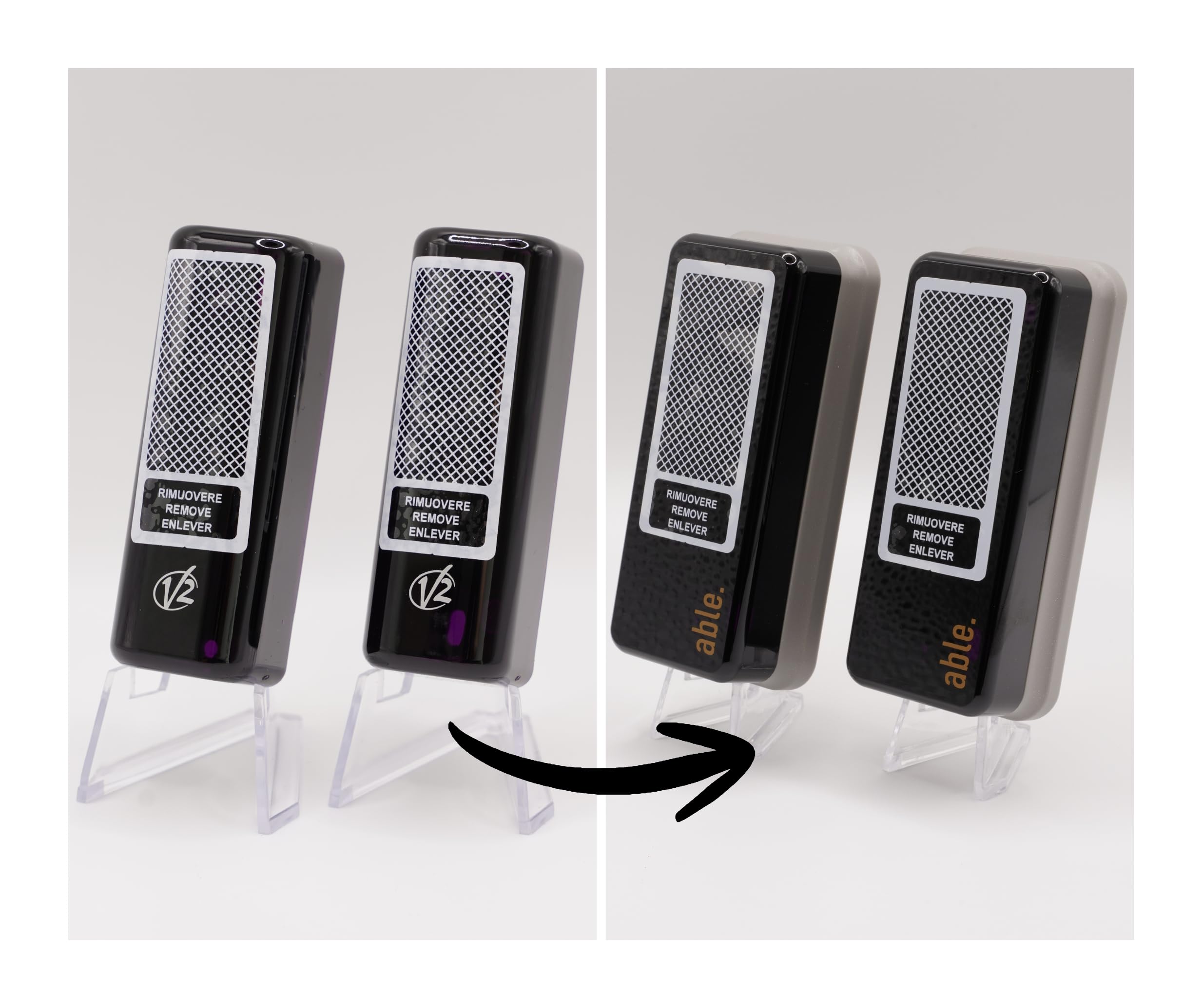 V2 SENSIVA XS Diventa (ABLE. - PX XS 24) - Coppia di fotocellule ABLE. Infra-Rouge 12/24 V per automatismi cancelli – compatibile con motorizzazioni cancello 24 V + 1 Goodies DOMOBIP (PX XS 24)
