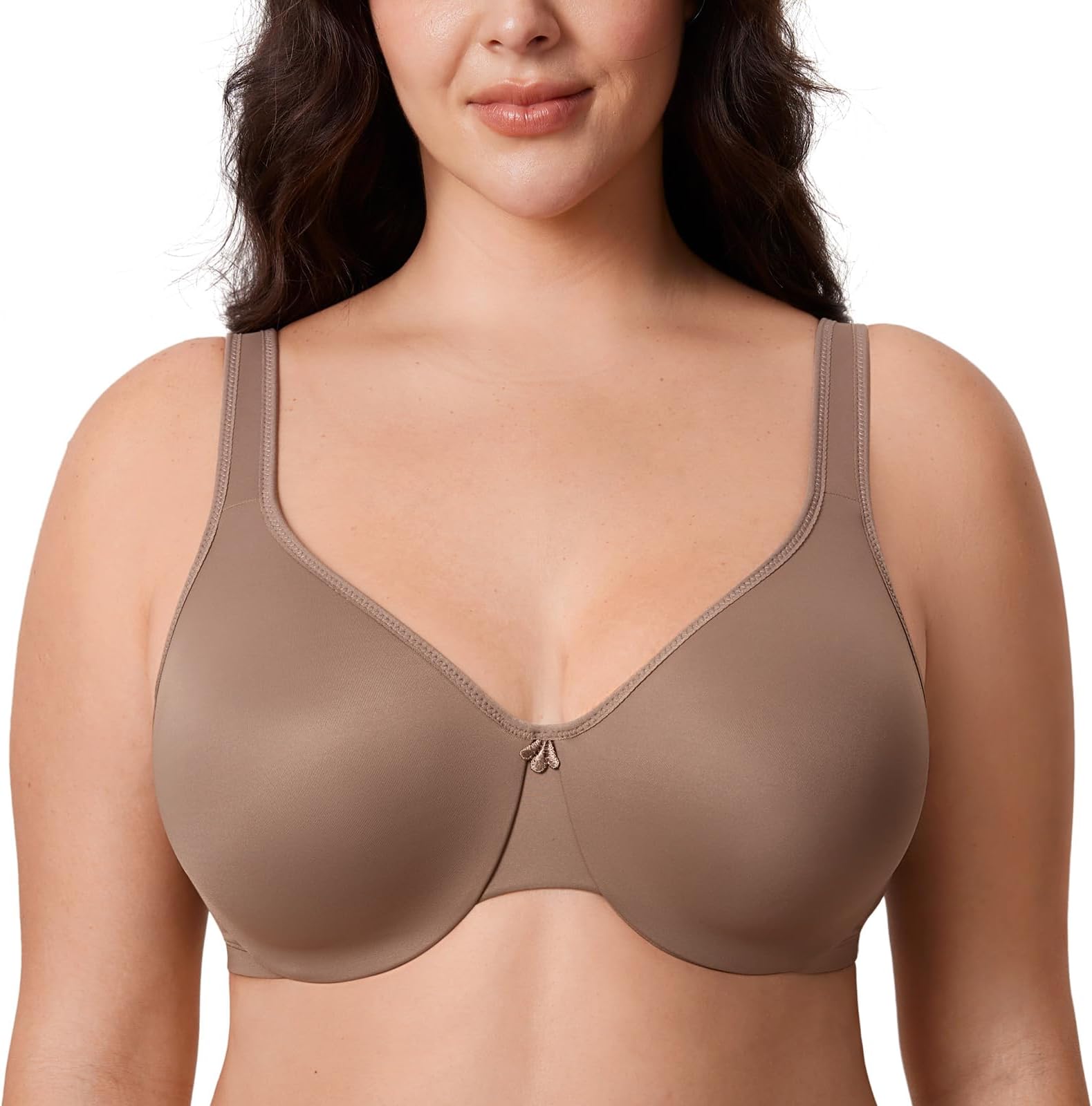 Women's Minimizer Bra Plus Size Underwire Smooth Full Coverage Seamless Bras
