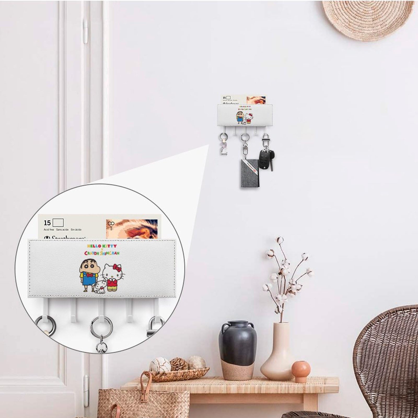 Amazon.co.jp: クレヨンしんちゃん ハローキティ 壁掛けフック 玄関