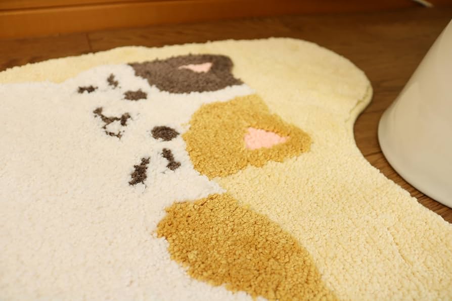 ウォシュレット！！！(三毛猫) Amazon｜トイレマット セット 4点 ねこ ウォシュレット 猫