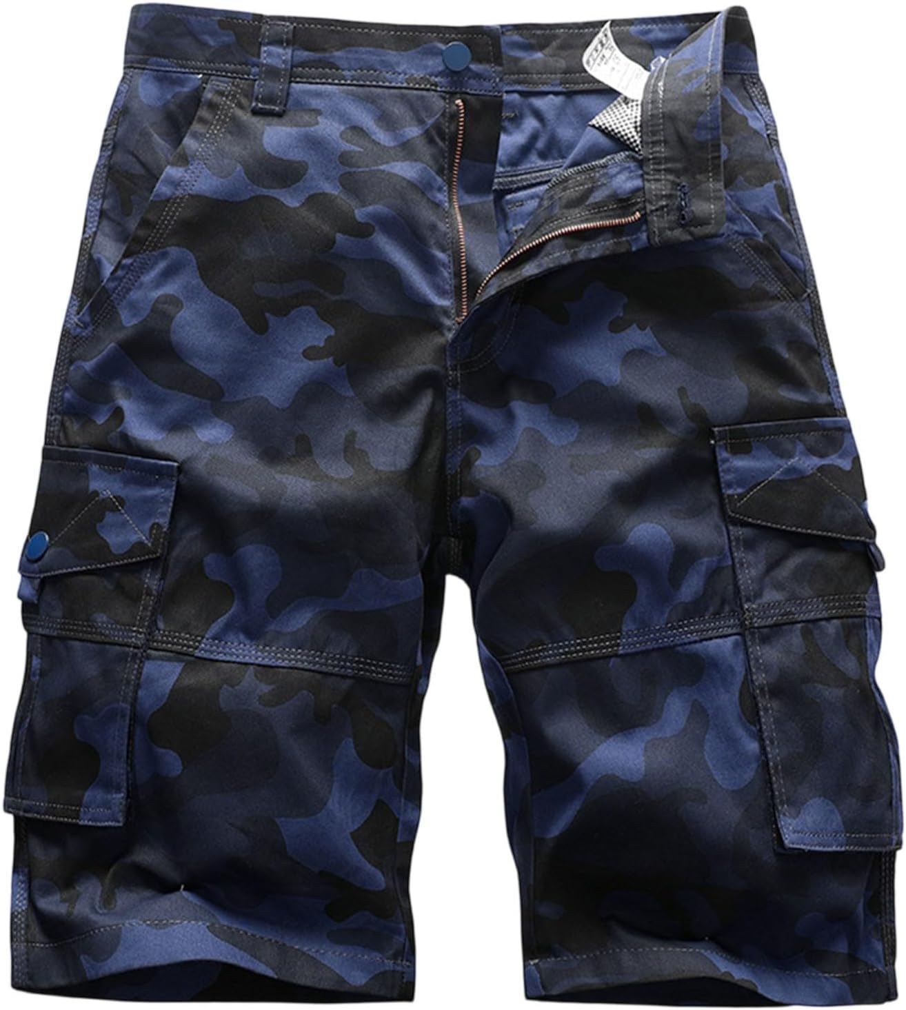 WENKOMG1 Men's Casual Camouflage Hiking Cargo Shorts Relaxed Fit Multi Pocket Summer Work Short Pants, M-3XL