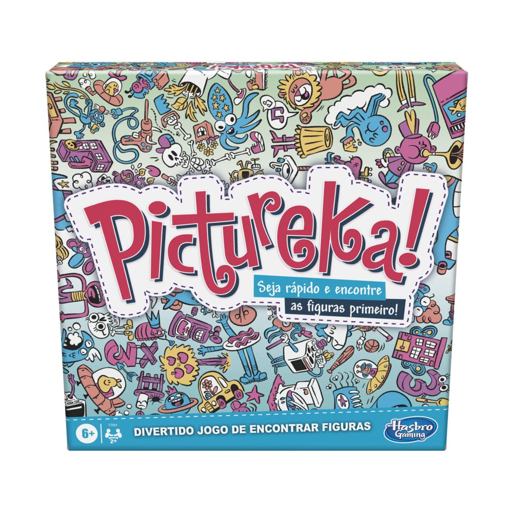 HASBRO GAMING Gra Pictureka! - Gra Rysunkowa - Gra planszowa dla dzieci - Zabawna Gra Rodzinna - Gry planszowe dla ponad 6 lat, F2564190