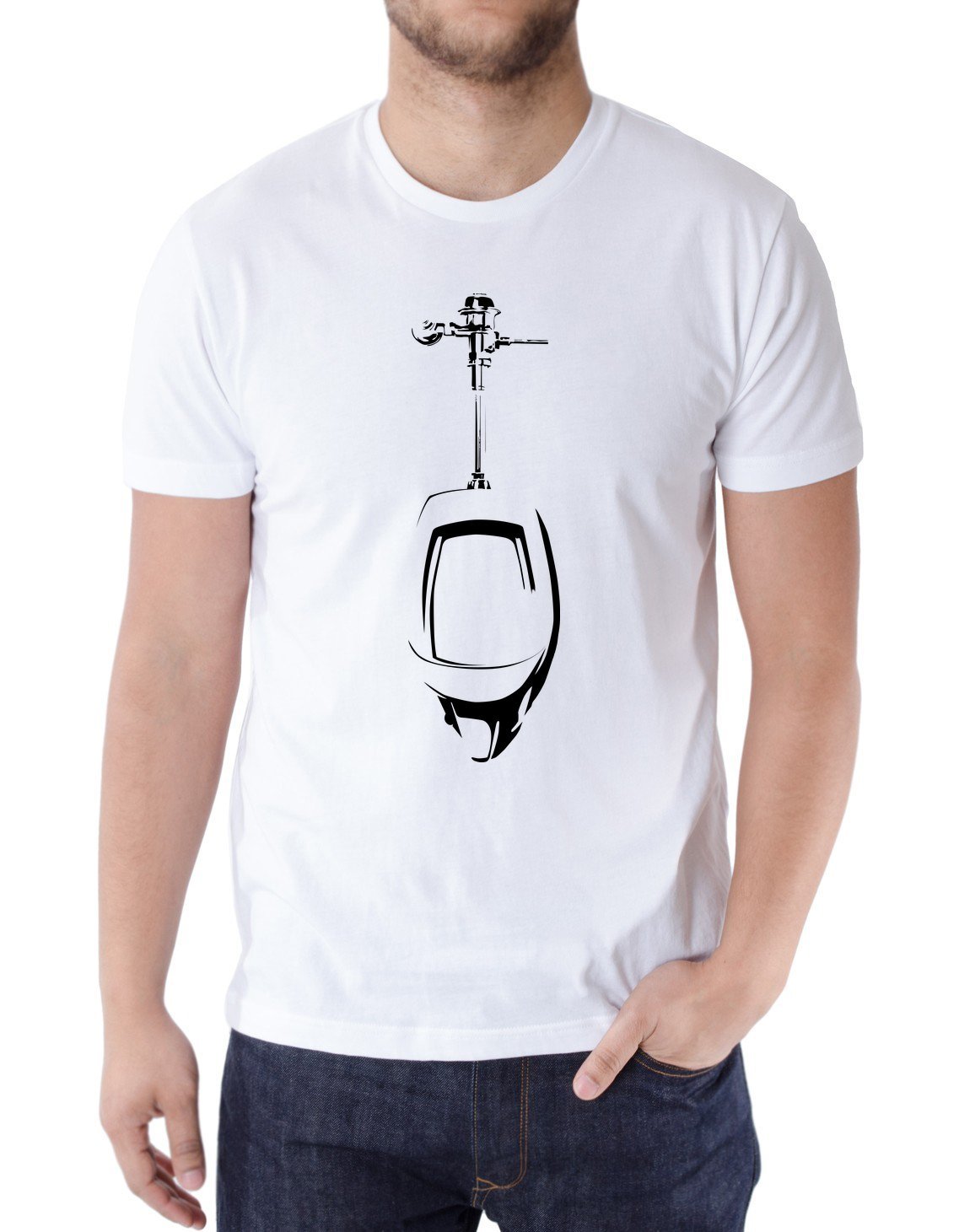 Banksy Urinal T-Shirt Mens T-shirt