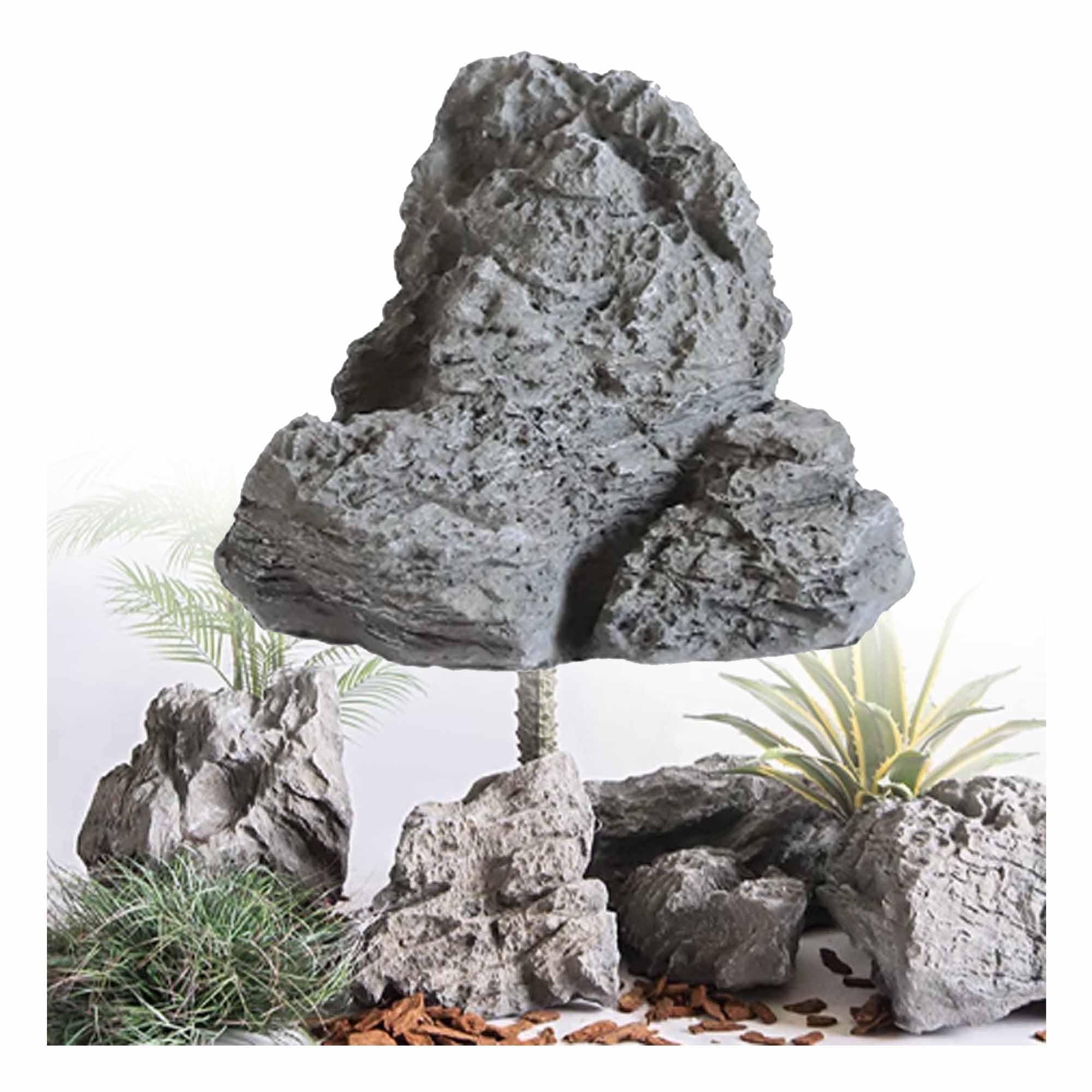 Fausse Roche Rain Forest Pour Jardin - Rocher Artificiel Réaliste En PU Mousse Pour Camouflage Paysager