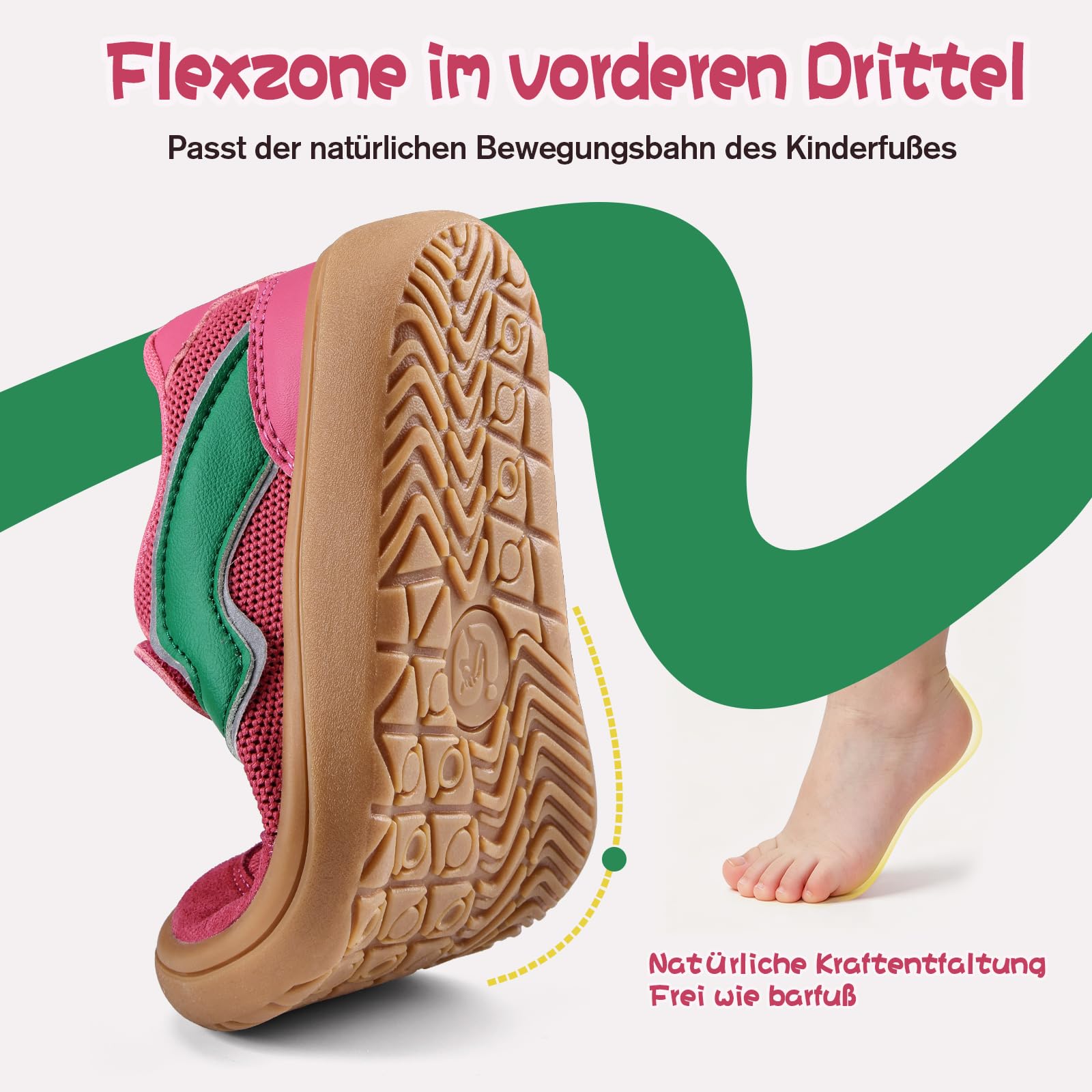 IceUnicorn Kinder Barfusschuhe Hausschuhe Jungen Mädchen Barfuß Sneaker