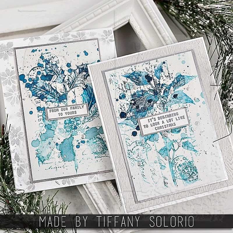 Tim Holtz Cling Stamps 7"X8.5"-Festive Collage, 7x8.5 in - Image 4