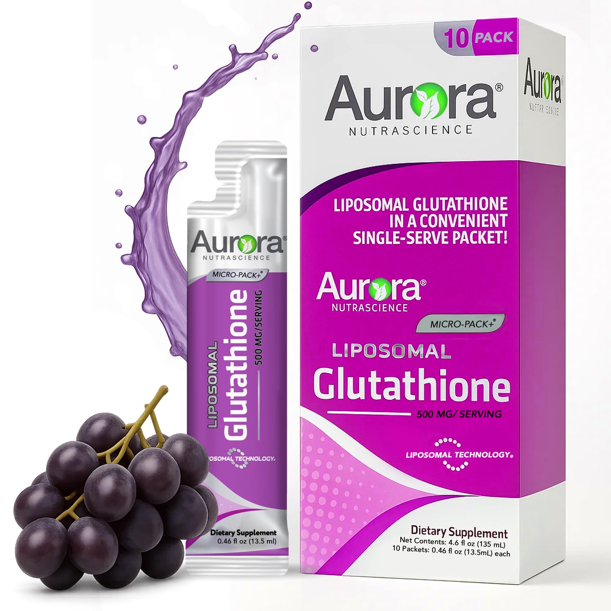 Amazon.com: Aurora Nutrascience Micro-Pack Liposomal Glutathione