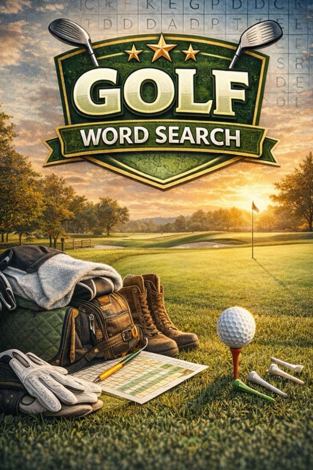 Golf Word Search Book: Word searches with easy to read print about golf, golf tournaments, golf courses for seniors and teens | 6x9 inches, 110 pages ... Great for gifts, holidays, and vacations.