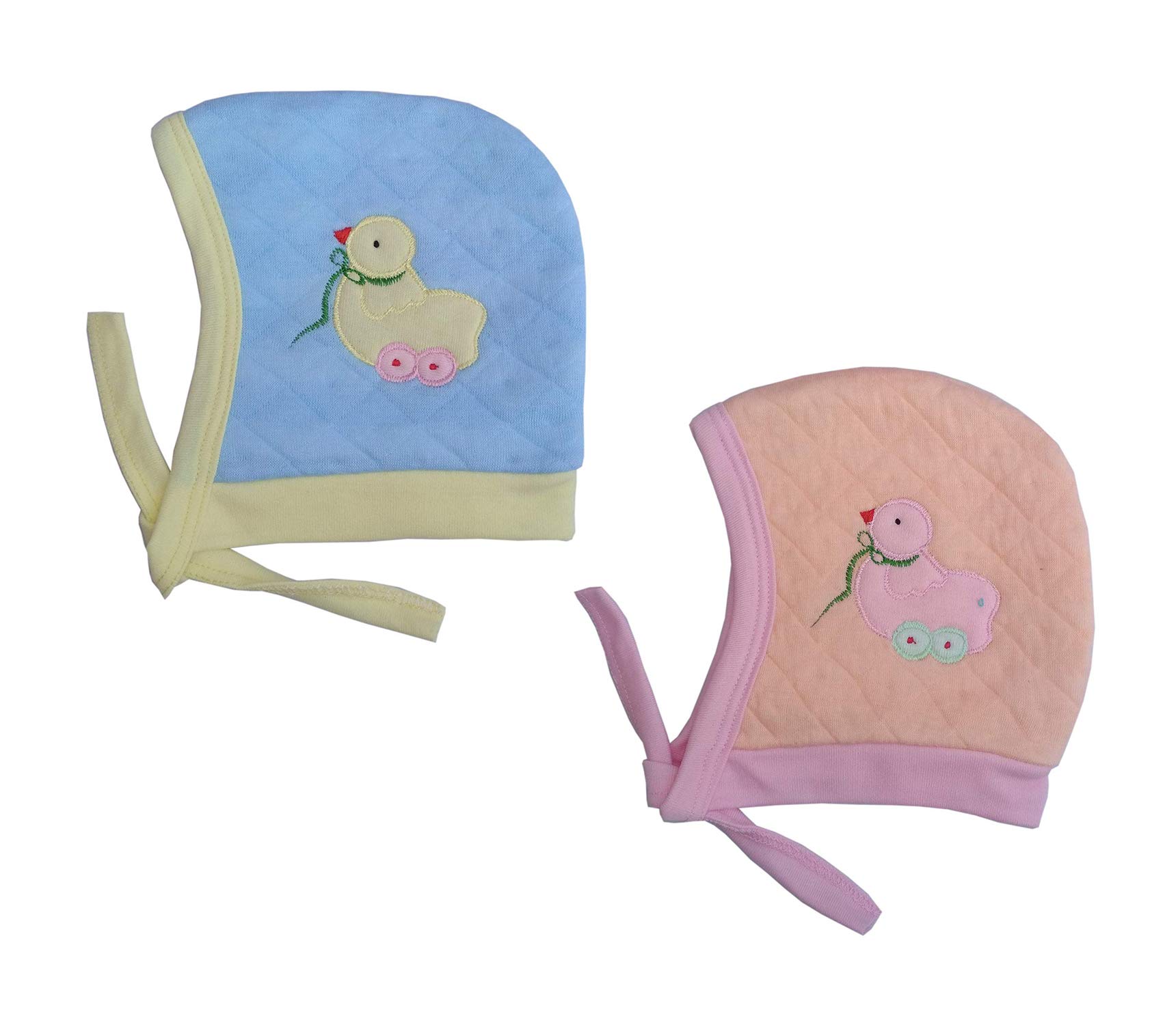 Fancy WalasPresents Baby Fancy Winter Warm Fleece Cotton Cap Outside Flannel and Inside 100% Cotton Material Baby Woolen Cap Born Baby Hat Bonnet with Ear Flap