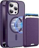 Vista 45 de Funda magnética para iPhone 12 Pro Max con cartera desmontable, compatible con MagSafe, soporte para tarjeta de crédito con funda protectora delgada
