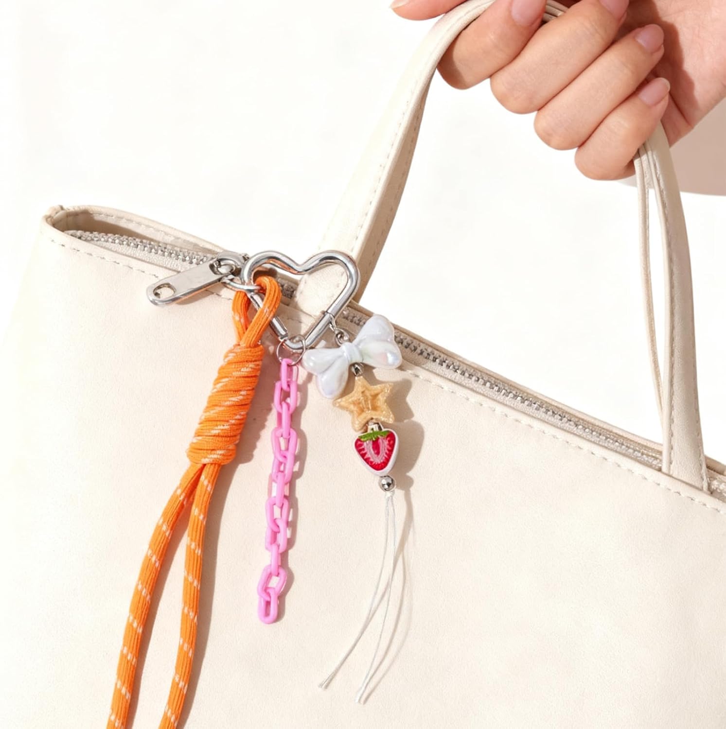 12Pcs Paracord Charm Bag Keychain Accessories, Braided Rope Keychain with 12 Colors, Lightweight Bag Charms for Women, Fashionable Backpack & Gym Bag Accessories, Gift Ideas - Image 5