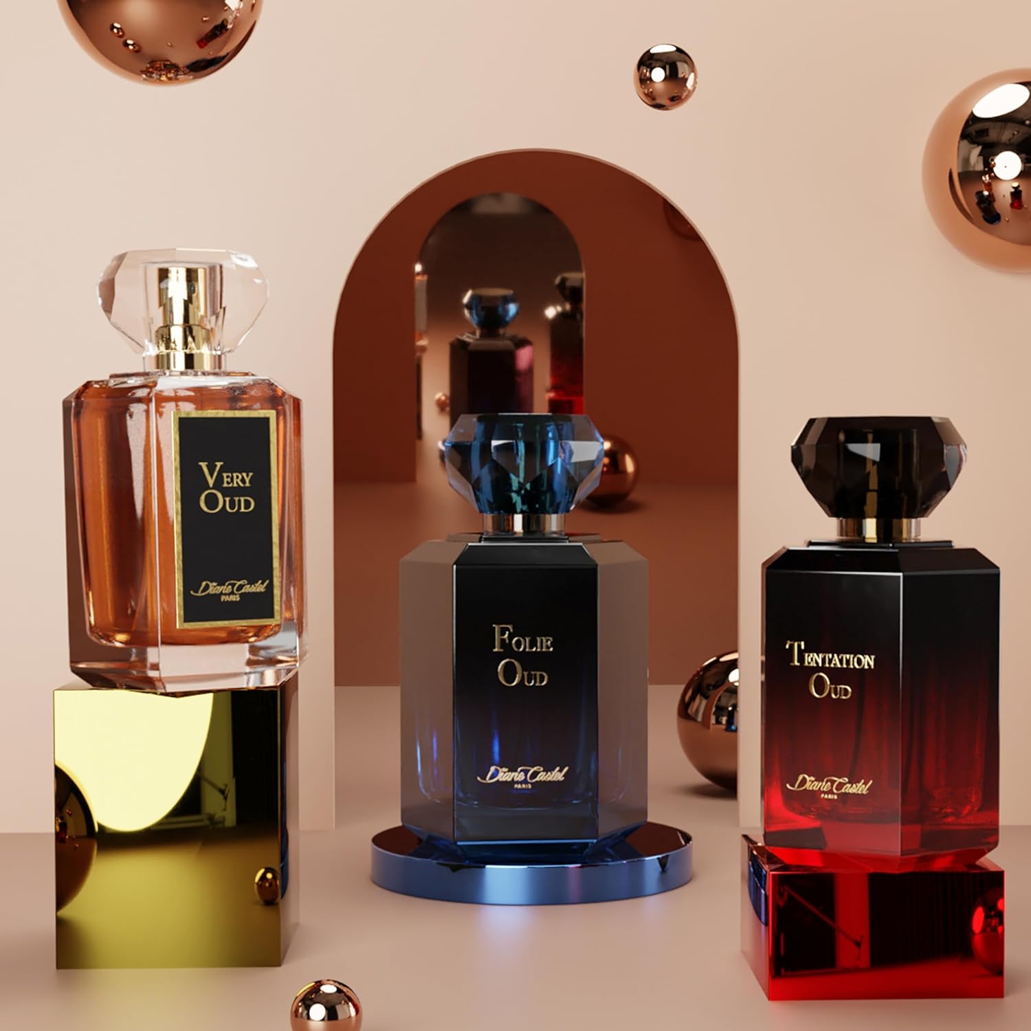 Folie Oud - Floral Woody Amber Fragrance - Exotic Perfume for Women - Women's Fragrances with Jasmine, Rose, and Oud - 3.3 oz - Image 3