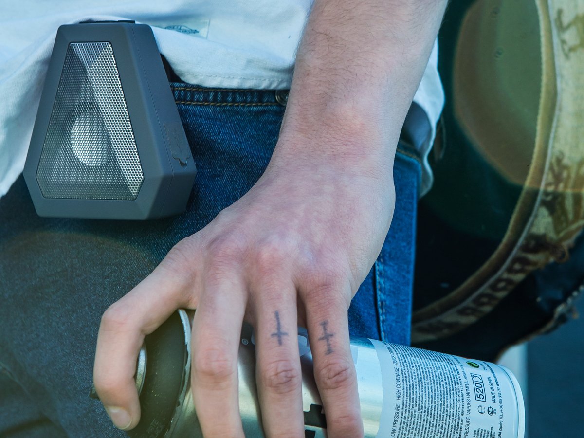 Boombotix – Boombot Mini, El Pequeño Altavoz Que Incorpora Un Gran Golpe, Gunmetal Gris - Foto 5