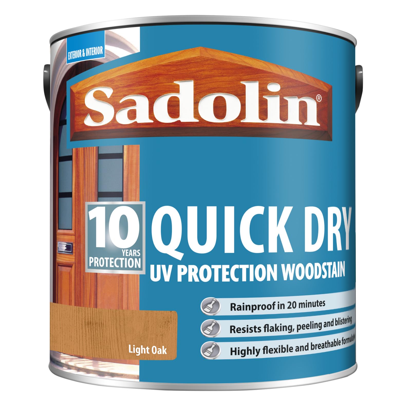 Sadolin 10 Year Quick Dry Woodstain Long-Lasting Exterior Protection Quick-Drying, Weather Resistant Wood Finish โ image 1