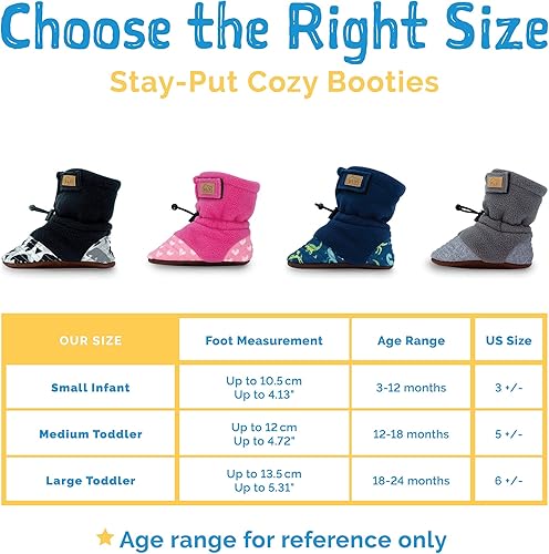 Miniatura 6 de JAN & JUL Botines cómodos para bebés y niños pequeños que se mantienen en su lugar