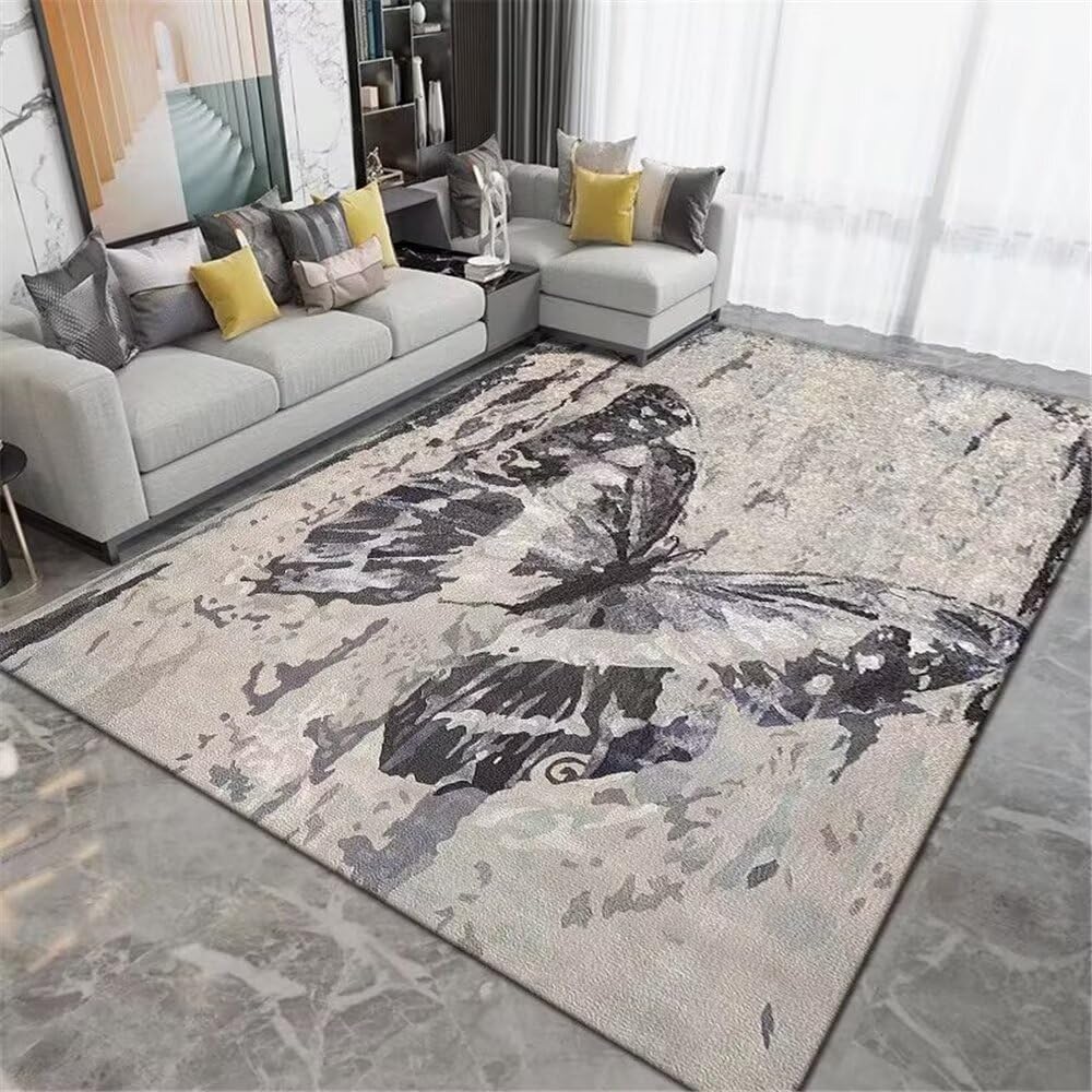Tapis de chambre adulte gris anti-salissure pour nettoyer moins souvent