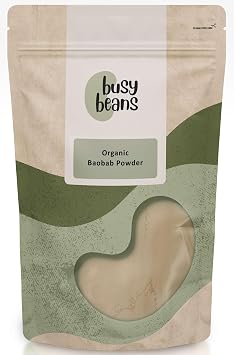 Organic Baobab Powder - Certified Organic - by Busy Beans Organic 100g