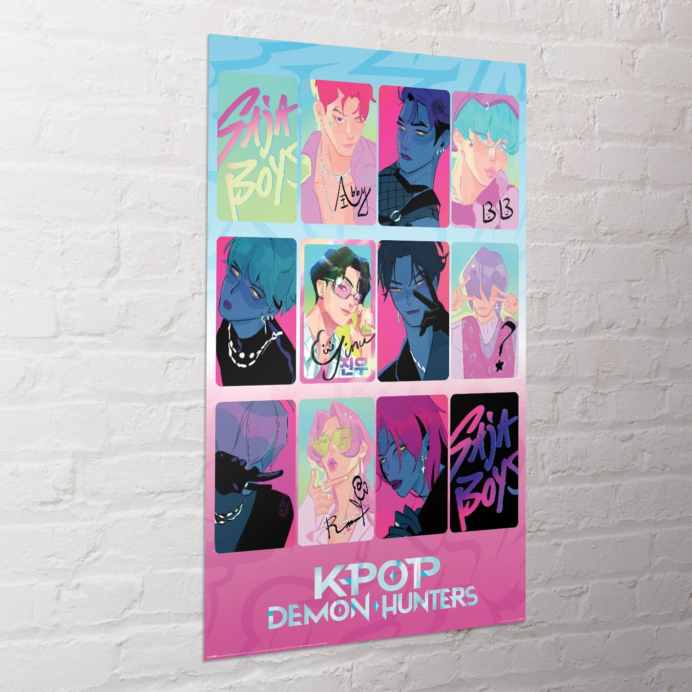 Amazon.co.jp: Pyramid International K-Pop Demon Hunters ポスター