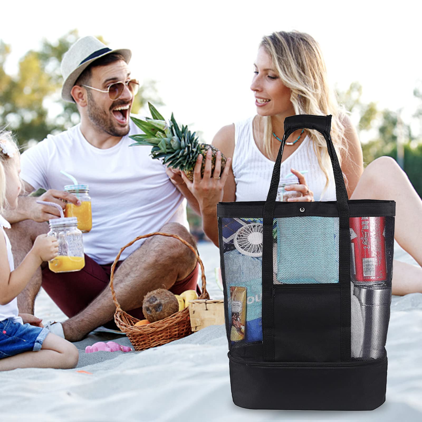 Borse tote da spiaggia impermeabili Graffi per donna Borse portaoggetti di grande capacà da donna Borsa a tracolla per viaggi, vacanze, nuoto  1524