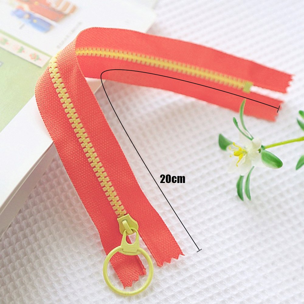 20 stuks hars ritssluiting kleur spoelritssluiting 20-30 cm metalen