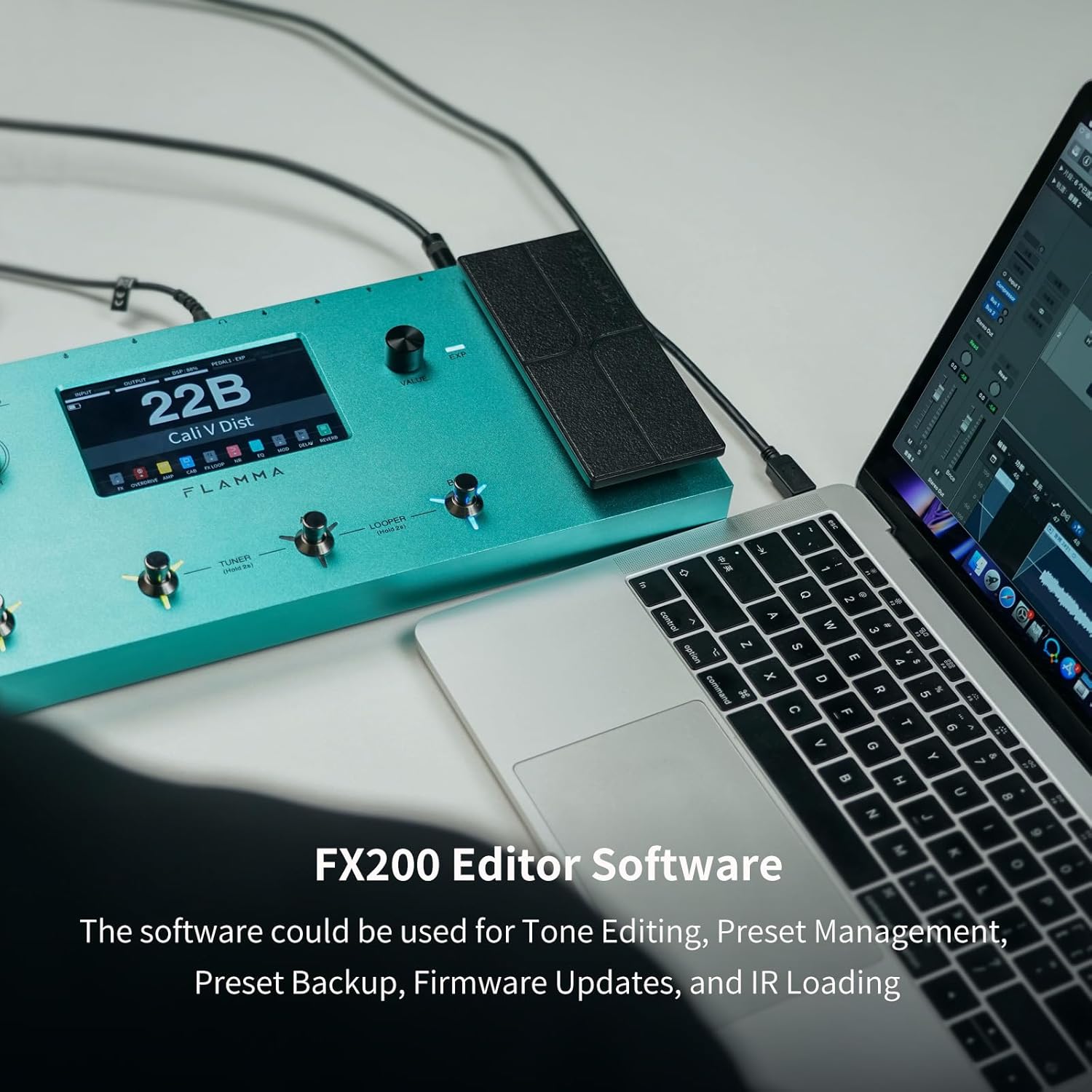 FLAMMA FX200 Editor Software Interface