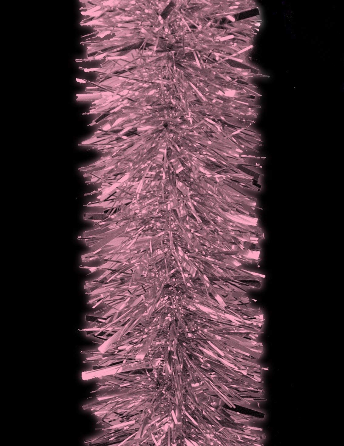 3m Baby Pink / Blush Pink Tinsel - Chunky Christmas Tinsel - Christmas Decorations by Christmas Shop