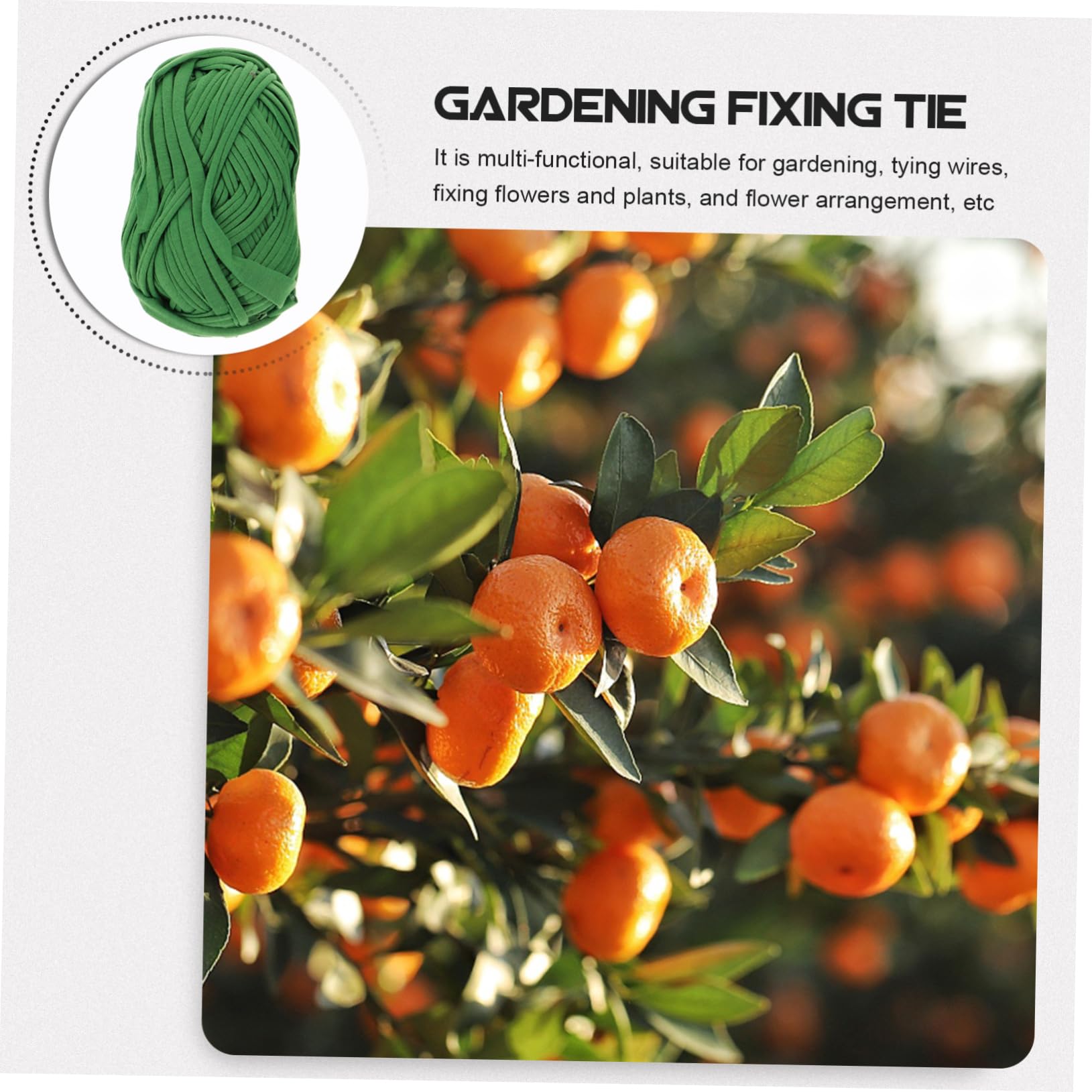 TOYANDONA 4 Sätze Pflanzenstützbänder Pflanzendraht Pflanzenstützen Im Freien Gartenschnur Gartenflexible Kabine Binden Anlage Weiche Gartenbänder Garten Krawatten Acryl Grün 2 Rollen * 4