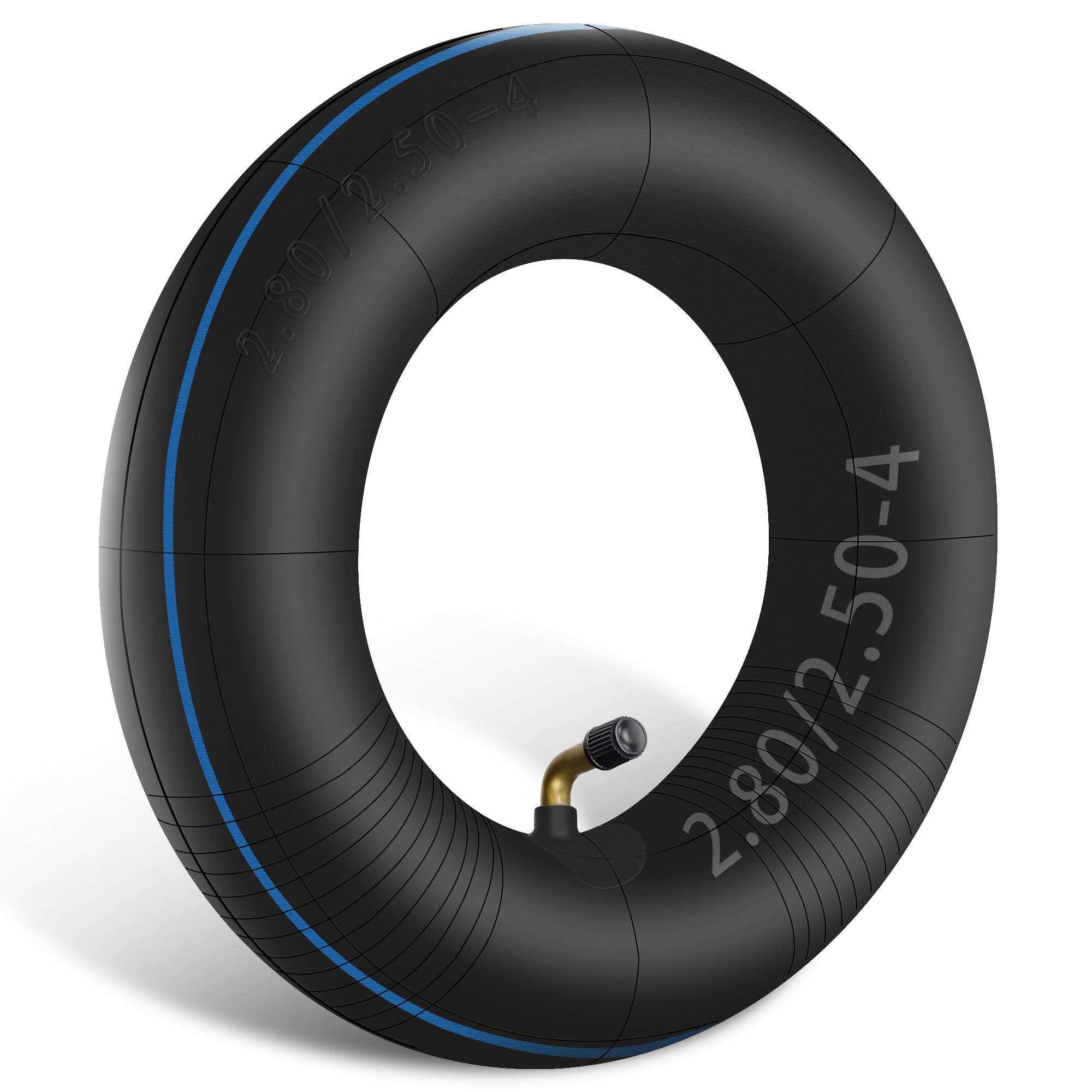 Felixstory 2.80/2.50-4 Inner Tube Fit for Wheelbarrows, Scooters, Hand Trucks, Lawn Mowers, Dollies, Utility Cart, Replacement 2.80-4 2.50-4 Tire Inner Tube with TR87 Bent Valve Stem