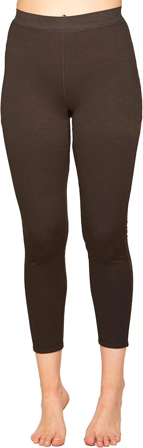 Colossum Outdoors Women's Multi Level Base Layer Cold Weather Thermal Tights (Large, Level 3- Mid Weight) Black