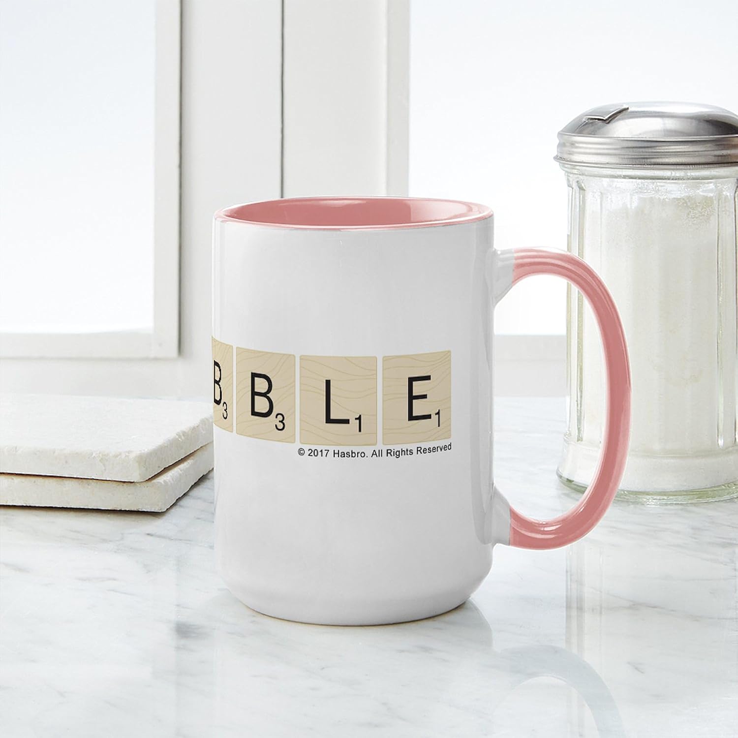 CafePress Scrabble Tiles 15 Oz Ceramic Large Mug 15 oz (444 ml) Ceramic Coffee Mug