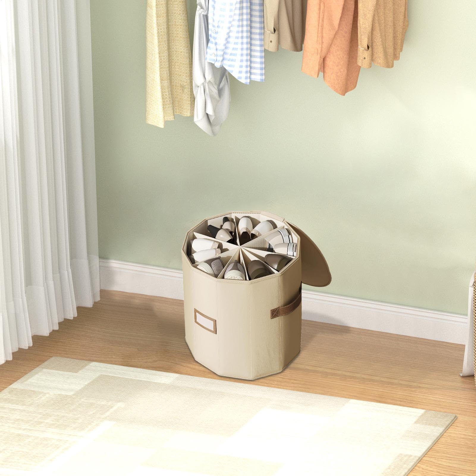 Organizer per scarpe – memoria per sneaker, cestino per barche | Contenitore per scarpe da ingresso multicompartimento, organizer per armadio, copertura per porta, ingresso, armadio