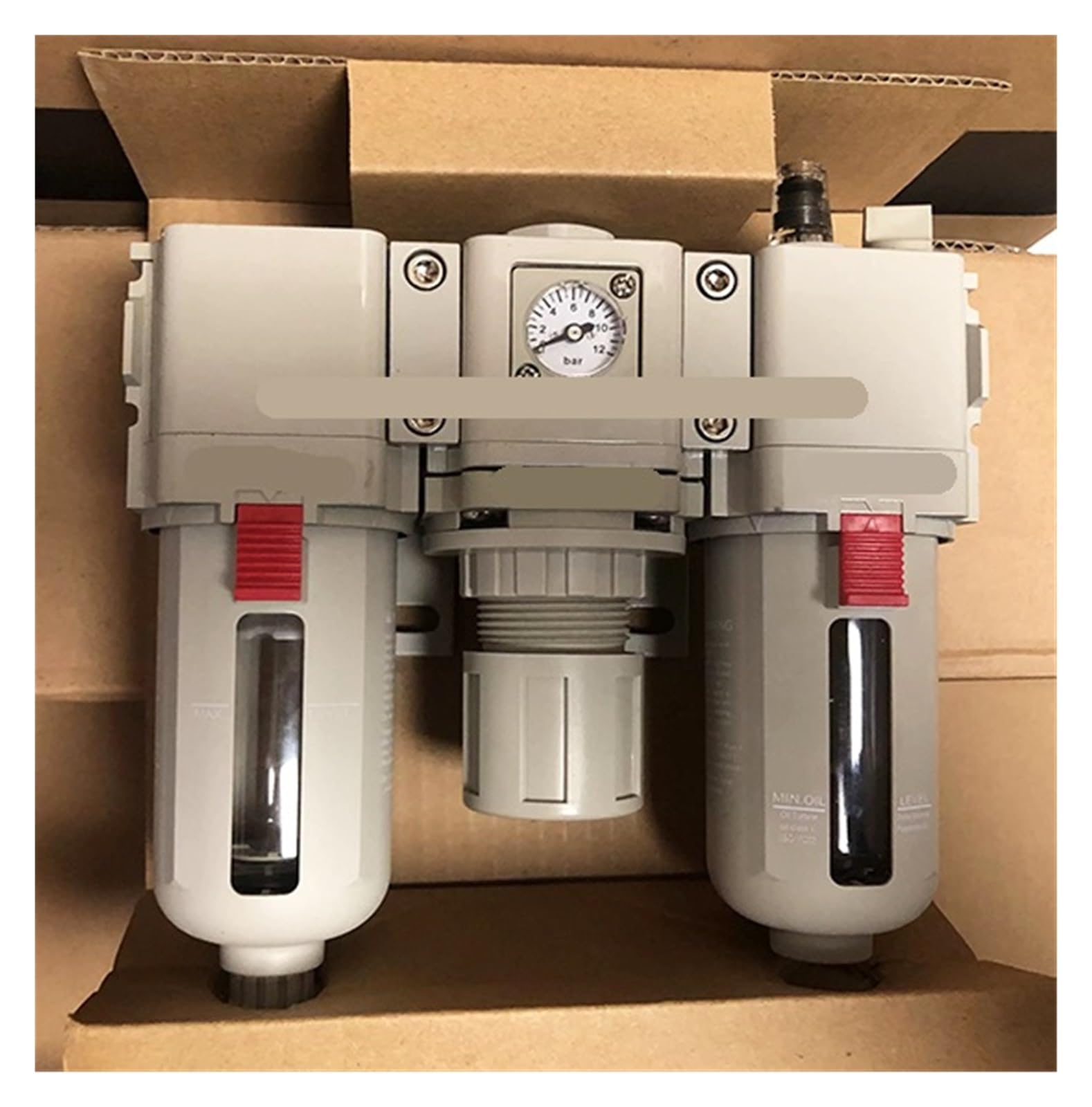 YLPWKMVZ 1pcs C49B-4GK-SW1-RMG-EWB G1/2 Screw Thread Pneumatic Triple Parts
