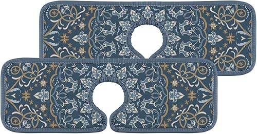 Almohadillas absorbentes de agua para grifo de microfibra de 15 pulgadas, tapete de secado de platos, protector contra salpicaduras, colector de disponible en Yaxa Peru