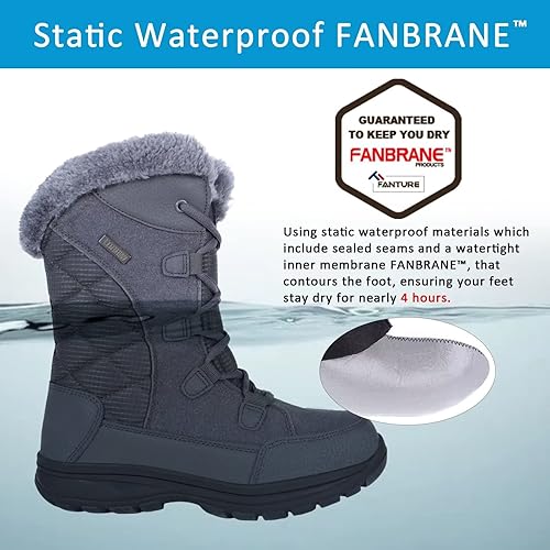 Miniatura 4 de Botas de nieve impermeables para mujer