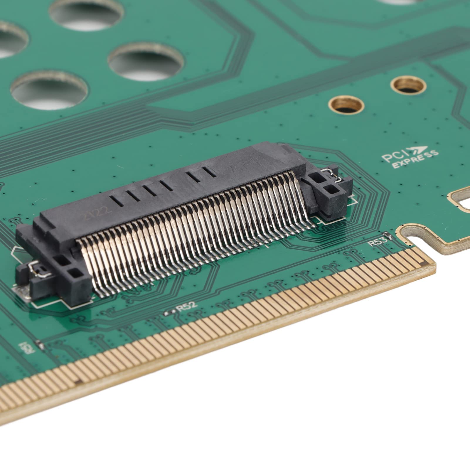 PCIE3.0 X16 to U.2 * 4 M.2 SSD NVMe to PCIe Adapter Card for 2.5in NVMe SSD Expansion with Motherboard PCIe x16 Slot Support