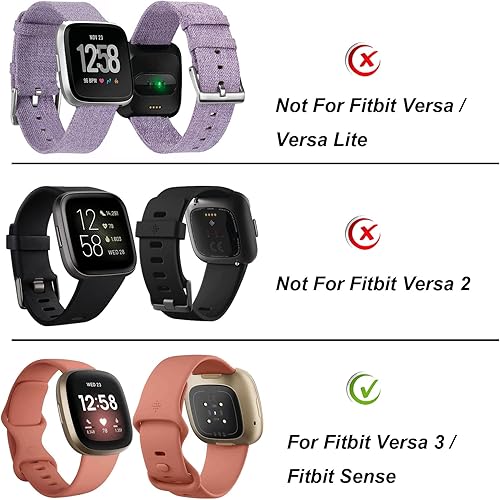 Miniatura 4 de YWLRONG Reemplazo de pantalla para reloj Fitbit Versa 3 FB511/Fitbit Sense FB512, pantalla LCD, pantalla táctil, digitalizador con herramientas