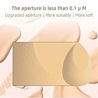 Vista 4 de Esponja de maquillaje COSTICA, 4 piezas, esponja mezcladora de belleza para mezcla de base, esponja mezcladora multicolor con caja
