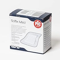 Pic Solution Soffix Med Cerotto Post-Operatorio Ultra Delicato, 5 Cm Lunghezza X 7 Cm Larghezza 100 Pezzi – 100 Gr