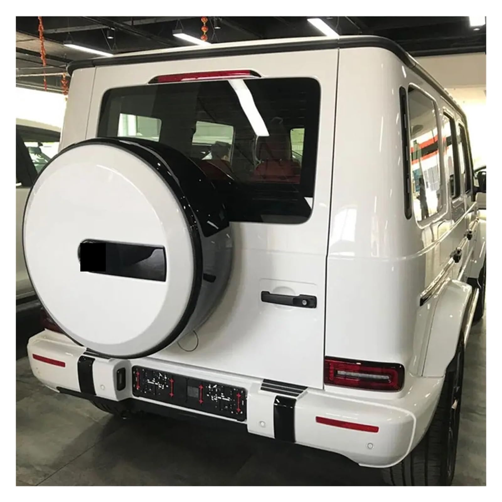 Gクラス W463a W464 バンパートリム前後セット　カーボンタイプ benryshop_12843