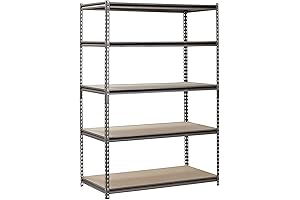 Edsal 5-Level Garage Shelf: Heavy Duty Metal Storage Solution