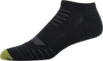 GOLDTOE Men's Tech No Show Socks, 6 Pairs